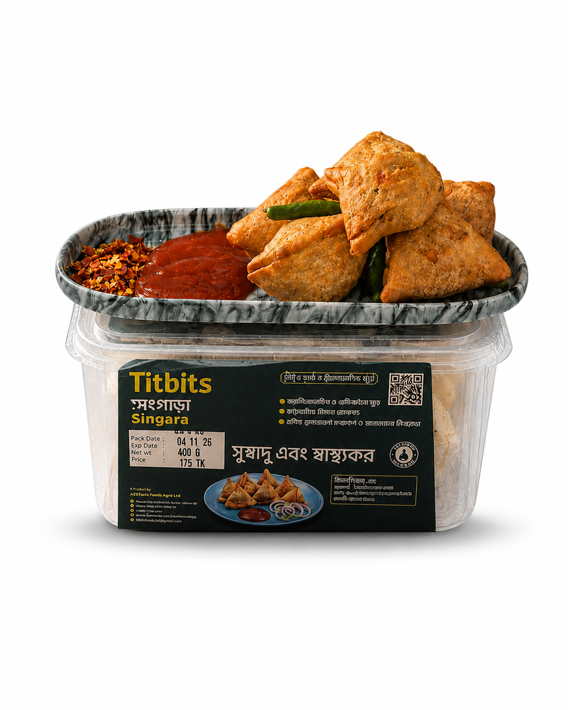 Titbits Chicken Gila Koliza Singara 400 gm